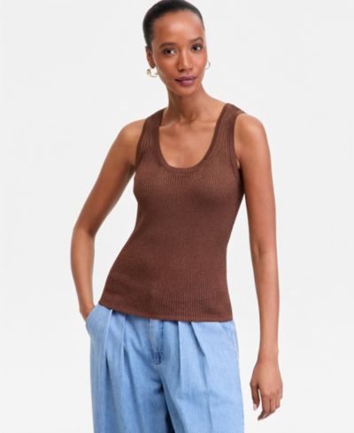 I.N.C. International Concepts Women's Scoop-Neck Sweater Tank, Macy's Exclusive