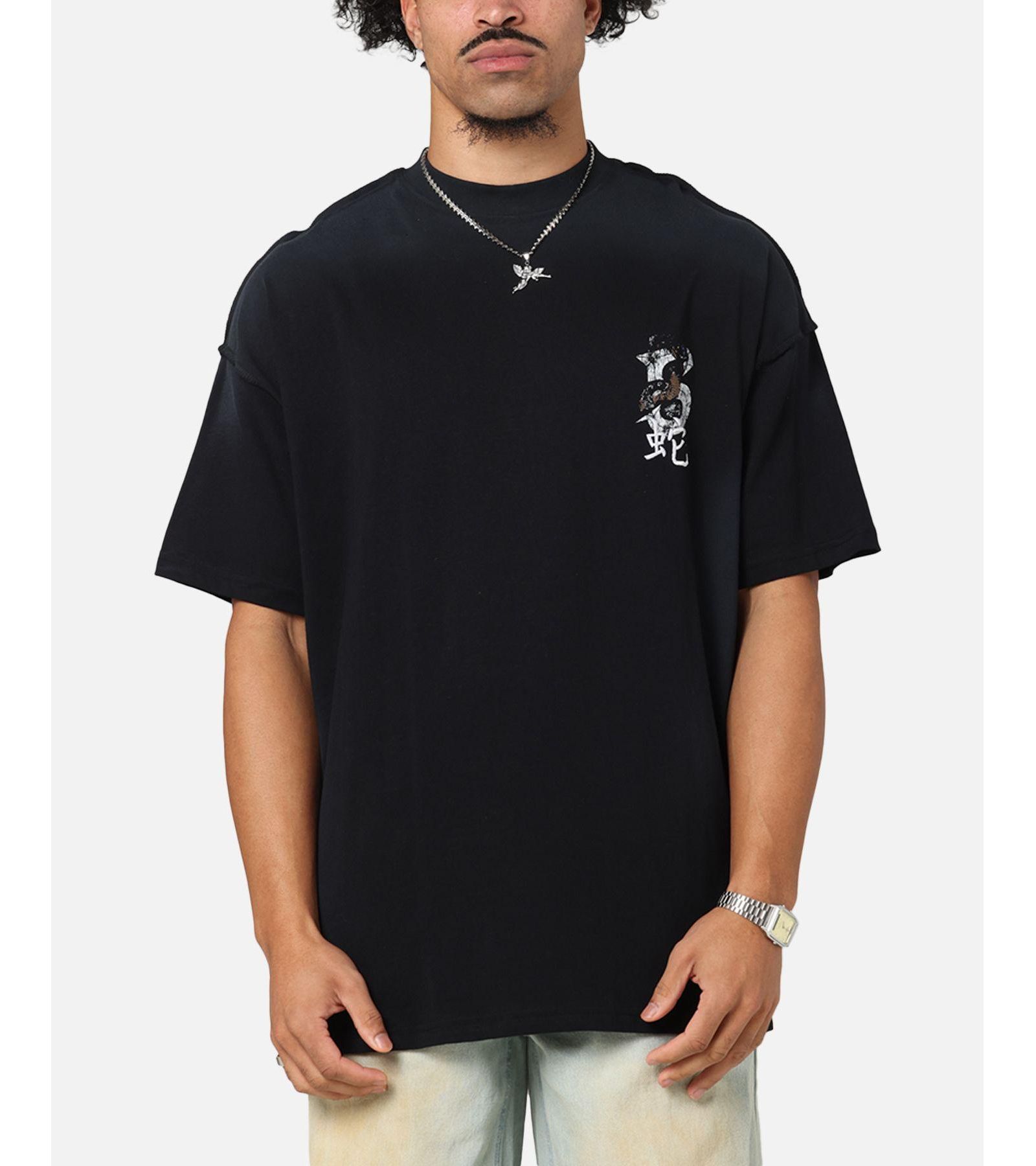 Мужская футболка SAINT MORTA Venom Boxy Sunfade Black