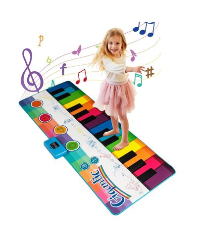 Slickblue Kids Floor Piano Dance Mat with 8 Instrument Sounds