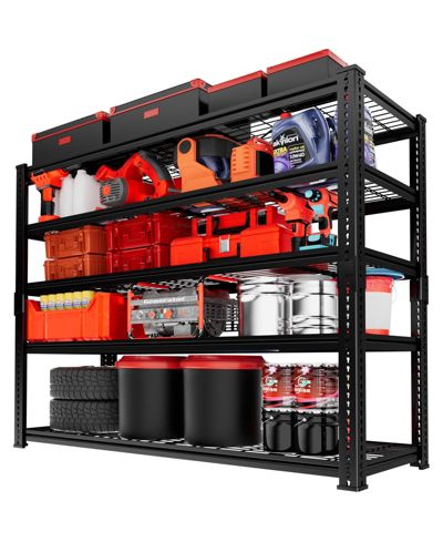 Металлический стеллаж Lovmor 5-Tier 48 in W x 72 in H x 18 in D Adjustable Heavy Duty Metal Shelving Unit
