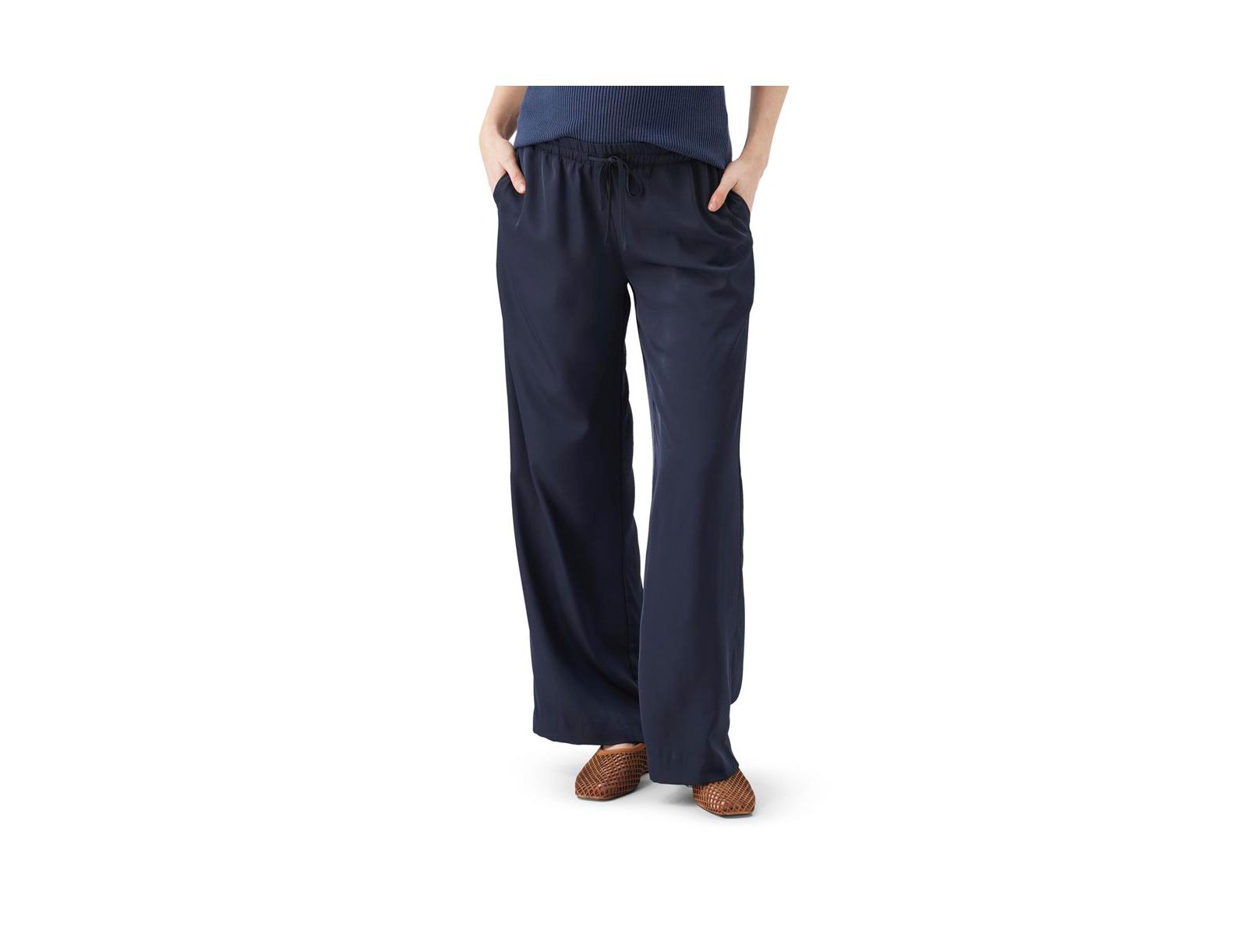 Женские брюки для беременных Ripe Maternity Tamara из сатина, цвет Midnight