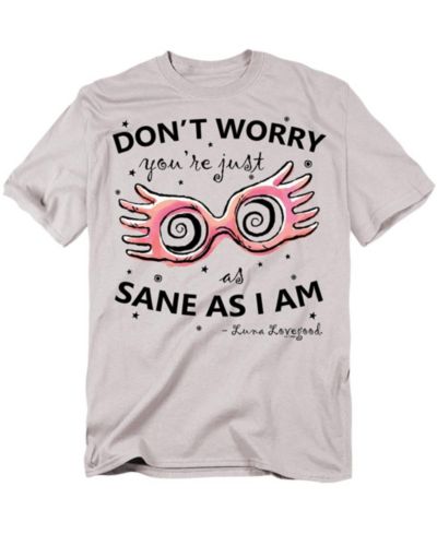 Harry Potter Men's Luna Lovegood Spectrespecs Black T Shirt