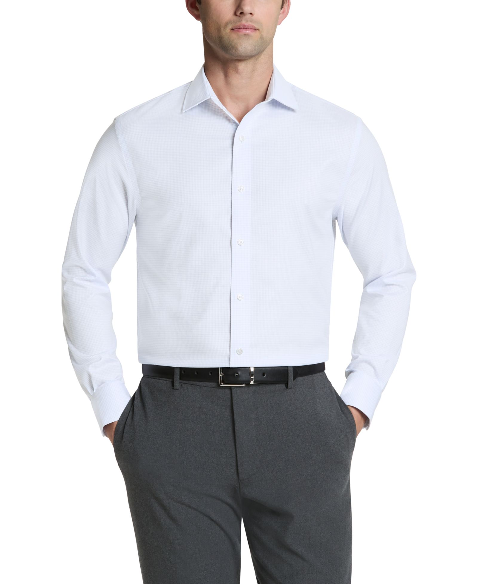 Tommy Hilfiger Мужская рубашка TH Flex Twill, Slim Fit