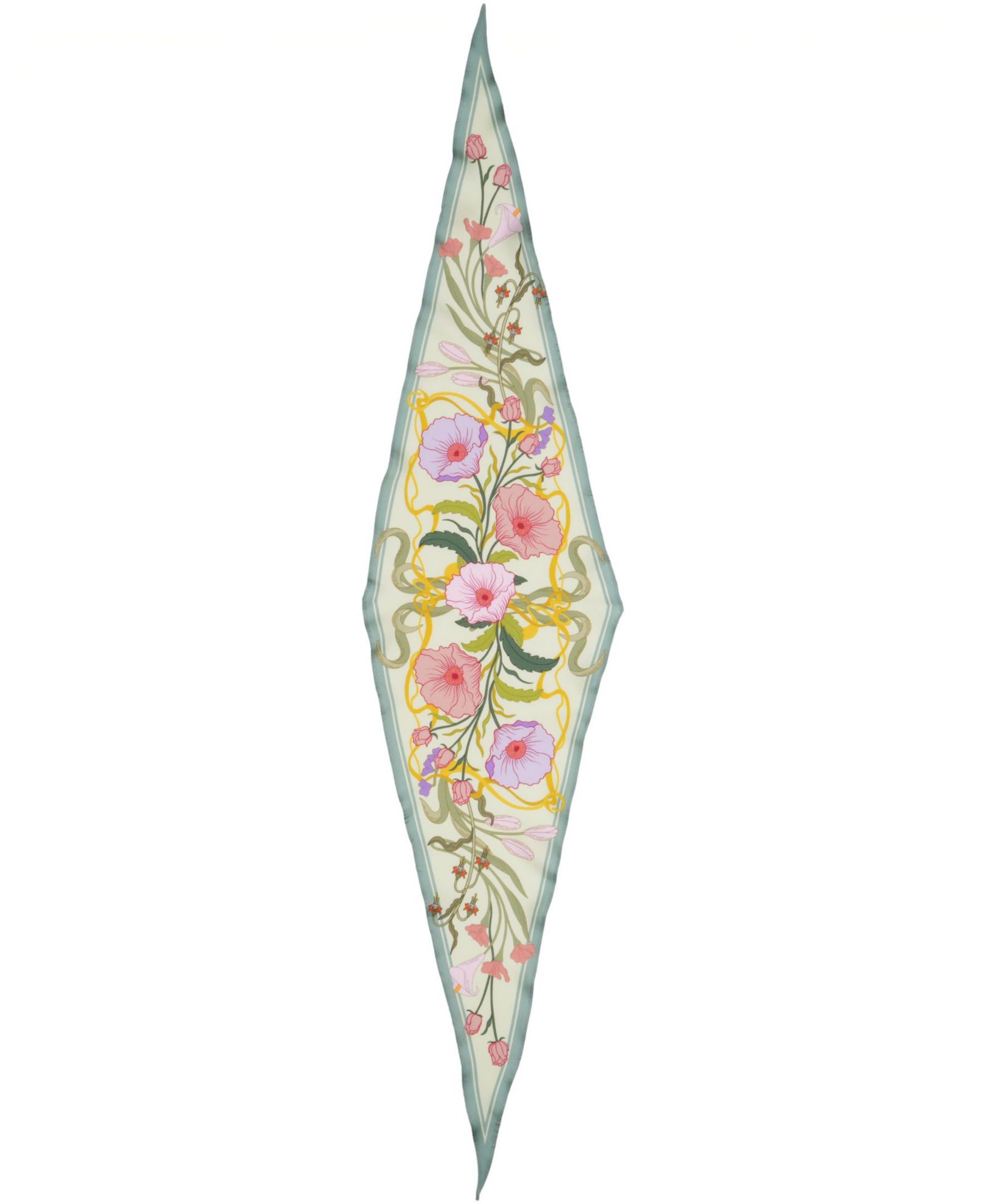 Шарф Bespoke Fashion Floral Diamond-Shape