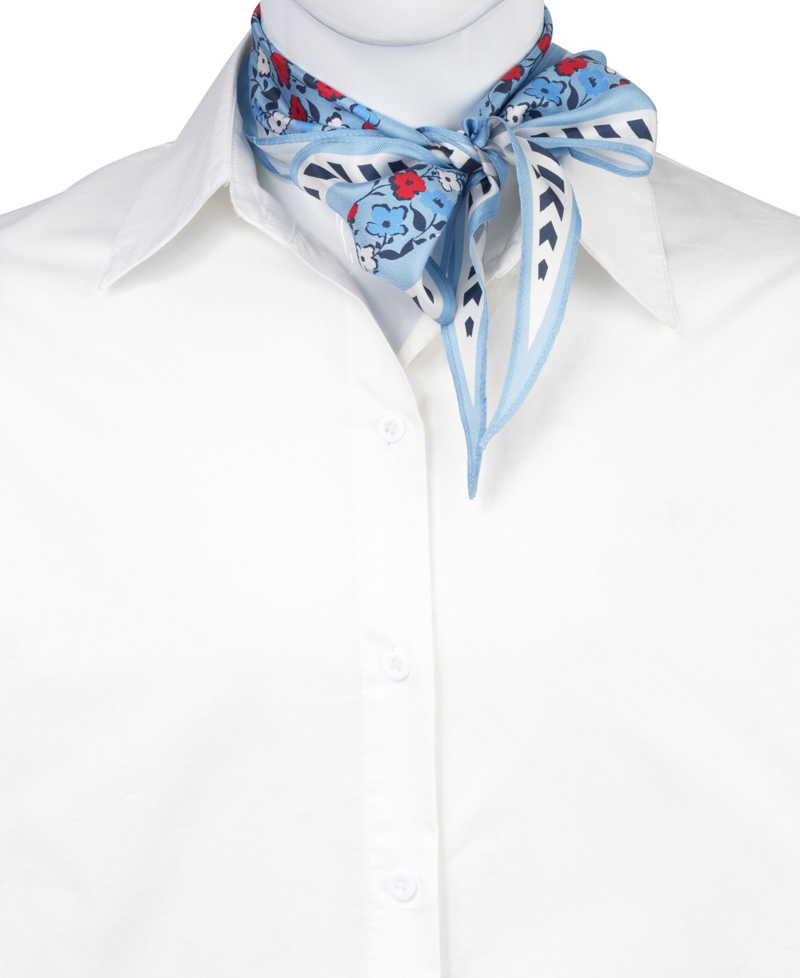 Bespoke Fashion Women's Maritime Floral Diamond Scarf