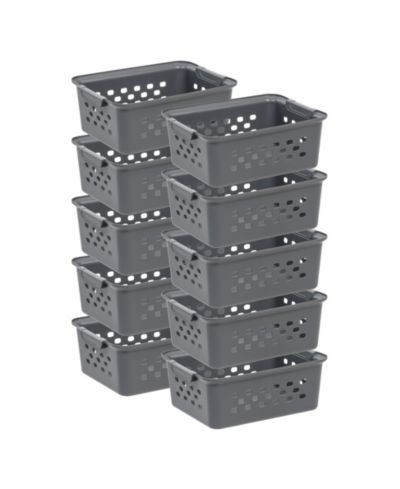 Органайзер IRIS Small Storage Basket Gray 10 шт