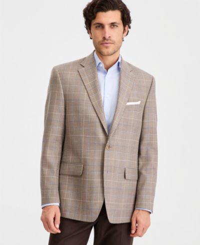 Мужской спортивный пиджак Michael Kors Classic-Fit Silk & Wool Blend