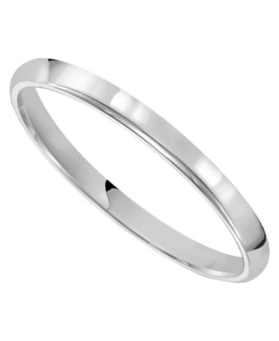 Macy's 2mm Wedding Band Ring in 10k Gold or 10k White Gold