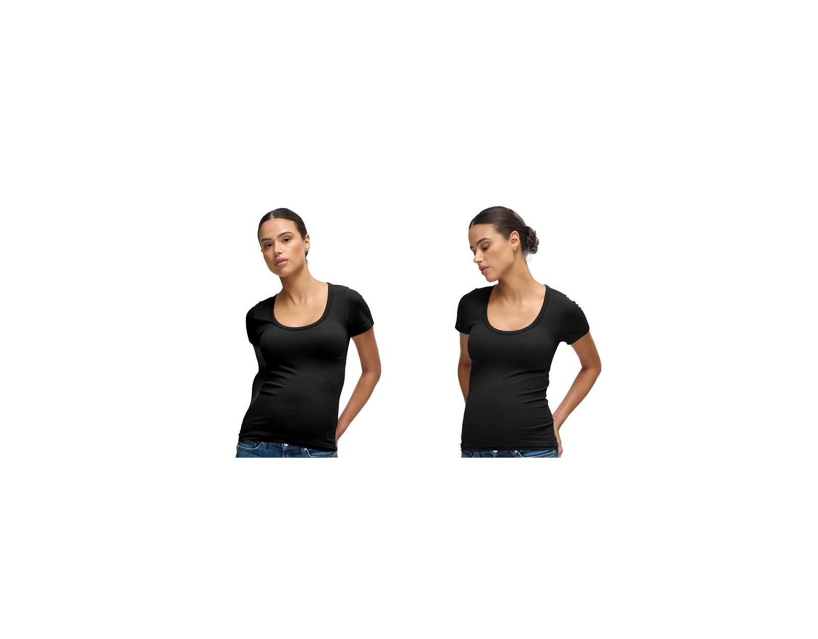 Ingrid + Isabel Maternity Ingrid + Isabel Seamless Rib Short Sleeve Crew Tee