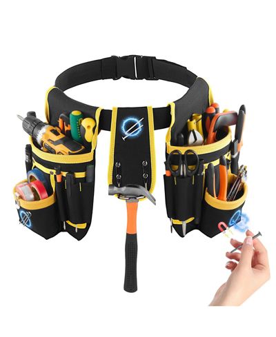 Поясная сумка для инструментов Mecale Magnetic Tool Belt Pouch, 28 карманов