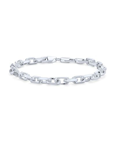 Браслет Bling Jewelry Forzata Nautical Anchor Chain Link, серебро.925, 8.5"