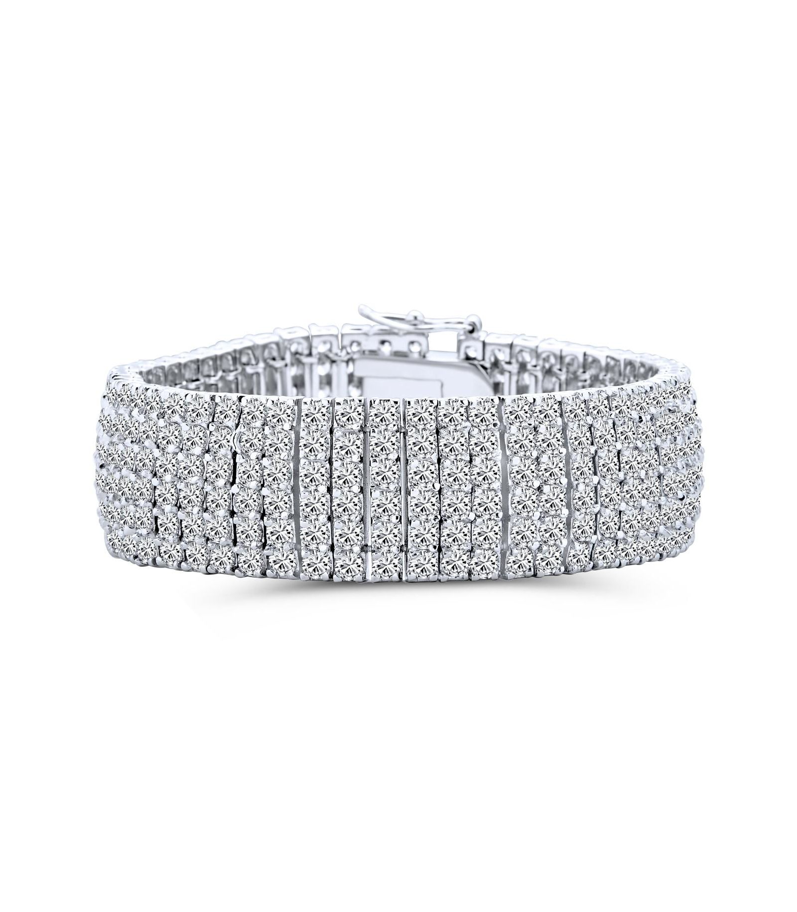 Браслет Bling Jewelry Bridal CZ Cubic Zirconia Wide Tennis