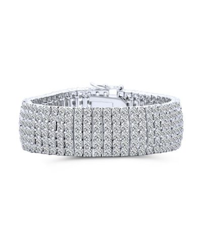 Браслет Bling Jewelry Bridal CZ Cubic Zirconia Wide Tennis
