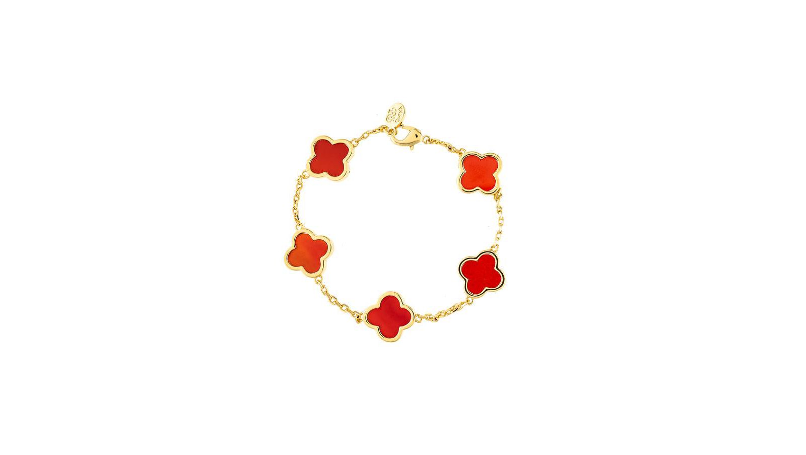 Браслет Rivka Friedman Carnelian Flower Station