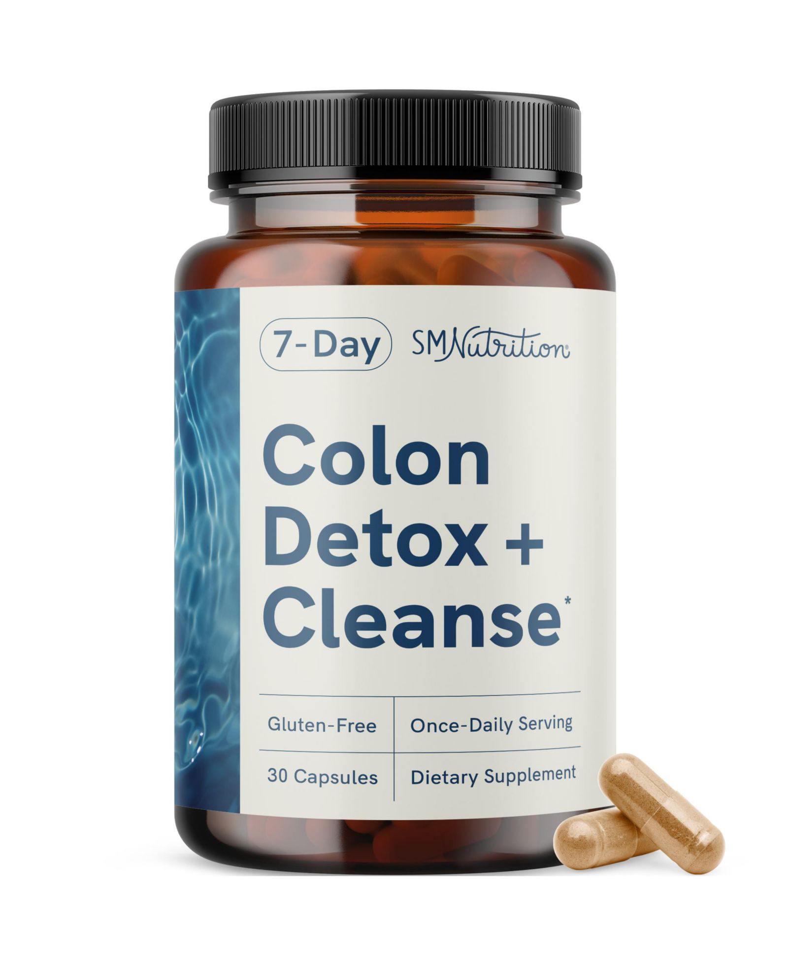 SMNutrition 7 Day Colon Cleanse & Detox Capsules, 30 шт.