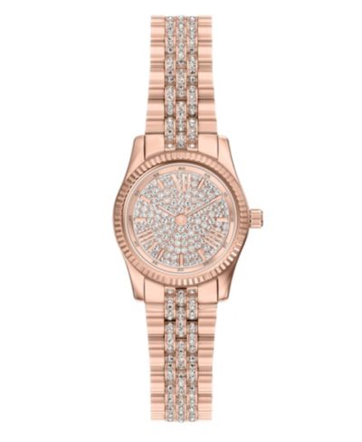 Женские золотистые часы Michael Kors Lexington Three-Hand из нержавеющей стали, 26mm