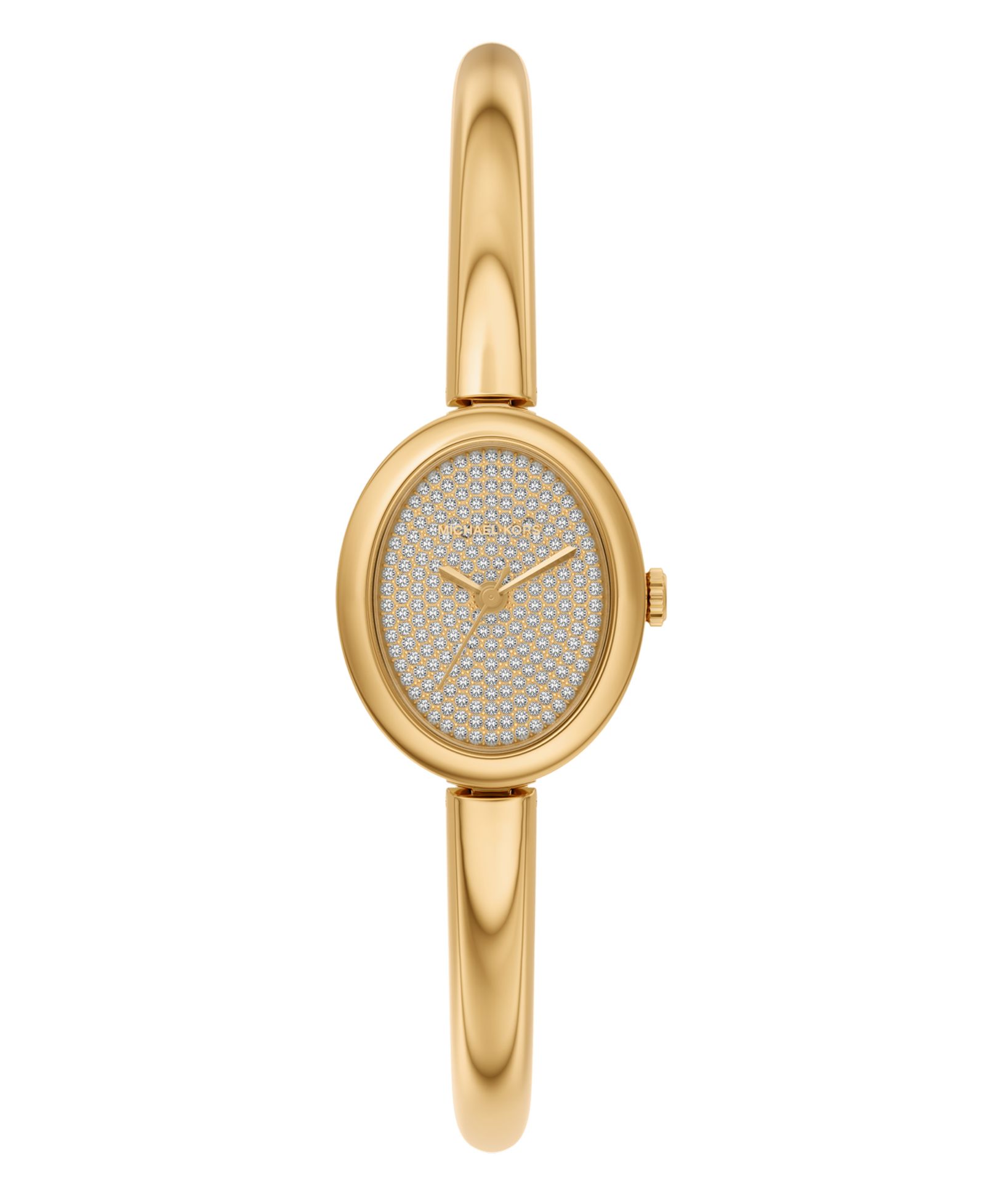 Michael Kors Женское золотистое стальное платье-часы Three-Hand, 21mm