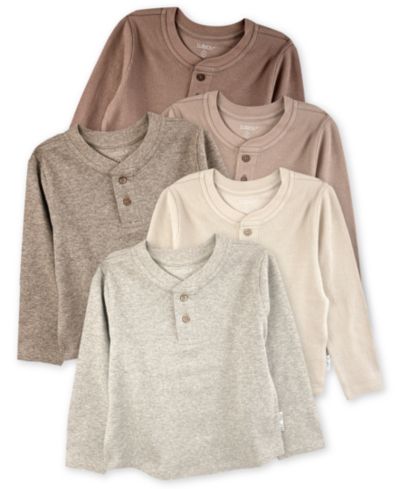 Комплект из 5 футболок butterblu Baby Boys' Payton Waffle Henley