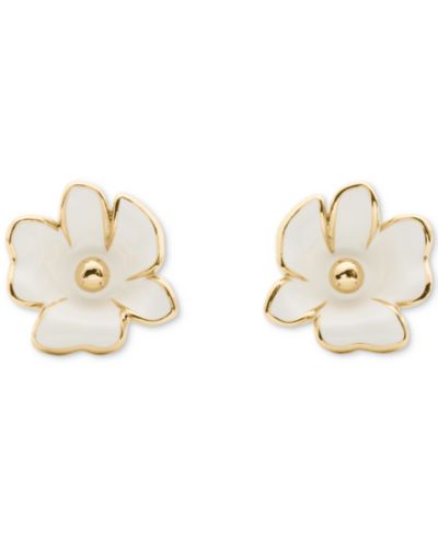 Серьги-гвоздики kate spade new york Cubic Zirconia Golden Bloom Flower