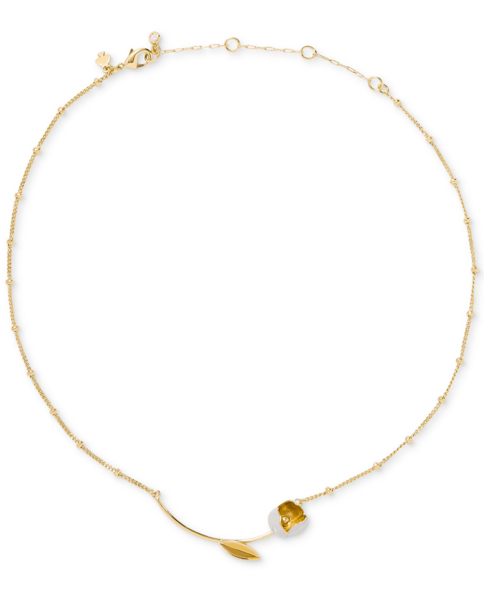 Подвеска-кулон kate spade new york Golden Bloom Cubic Zirconia Bar