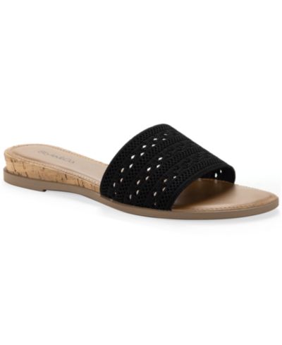 Style & Co Женский Eviee Knit Slip-On Slide Sandals