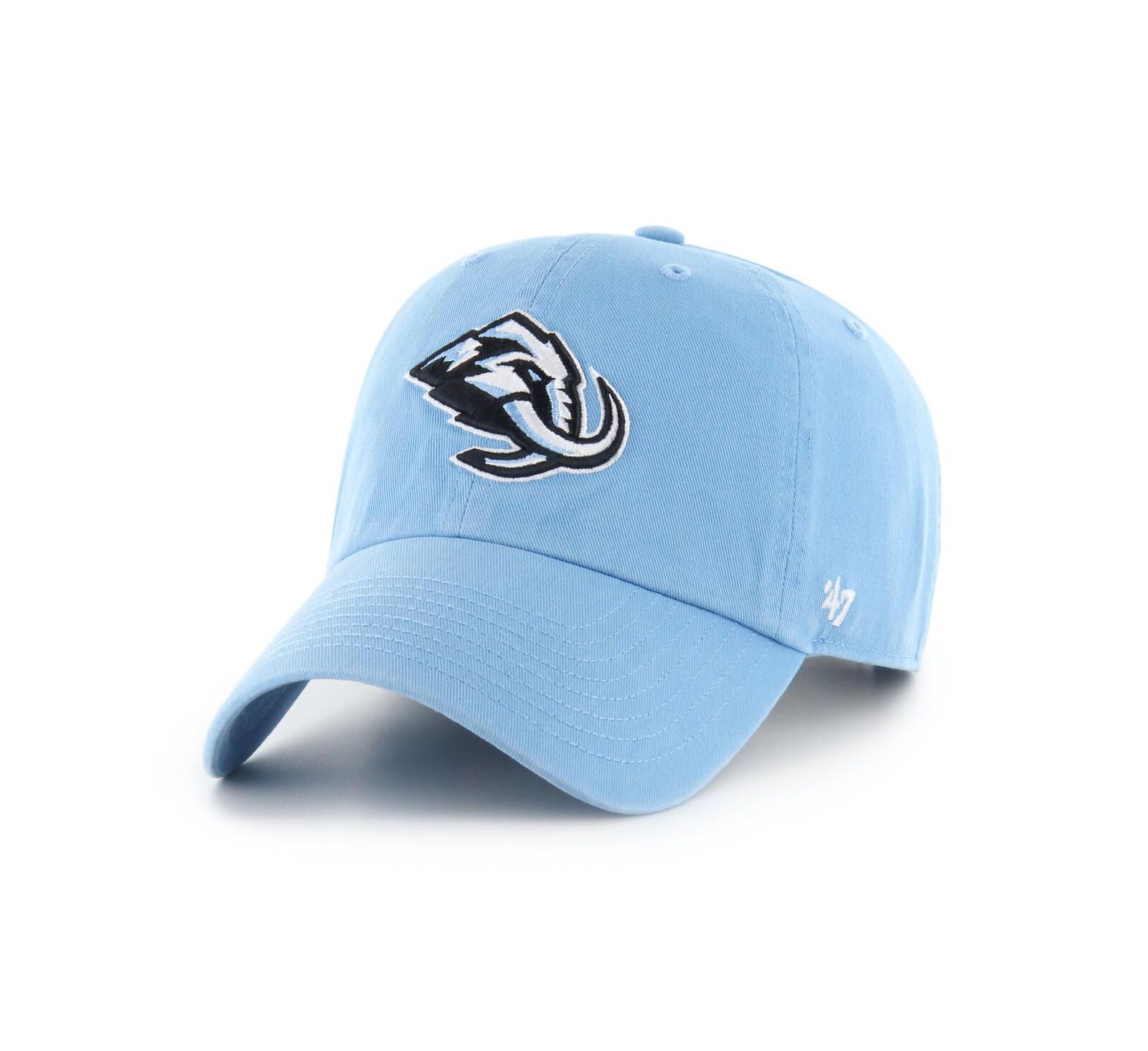 '47 Brand Men's Light Blue Utah Mammoth Logo Clean Up Adjustable Hat