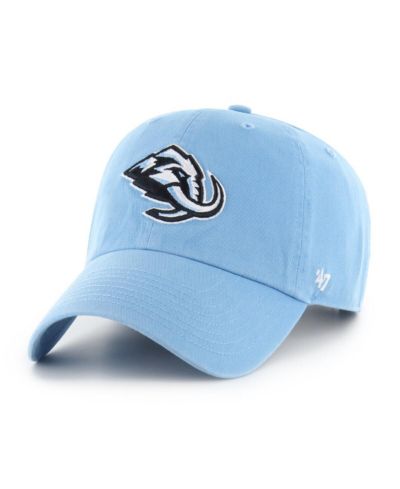 Кепка '47 Brand Utah Mammoth Logo Clean Up регулируемая для мужчин, голубой цвет