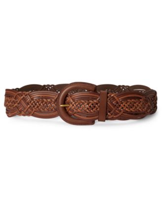 Lauren Ralph Lauren Braided Leather Belt