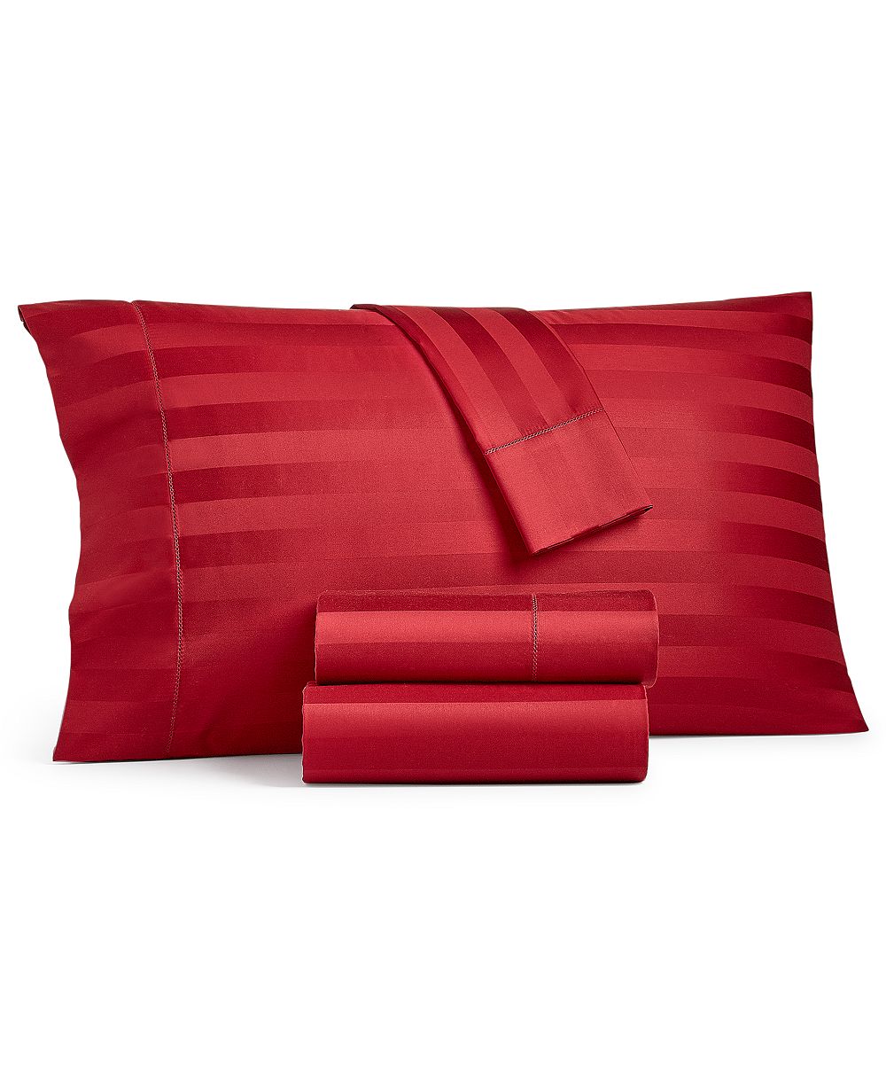 Комплект простыней Charter Club, полоска, 550 Thread Count, 100% хлопок, Queen