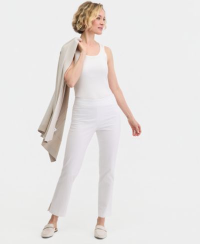 Женские брюки JM Collection Mid-Rise Straight-Leg Pull-on