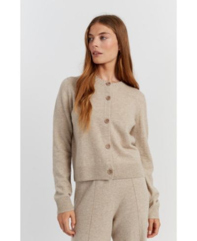 Chinti & Parker Women's Chinti and Parker Cropped Wool-Cashmere Cardigan