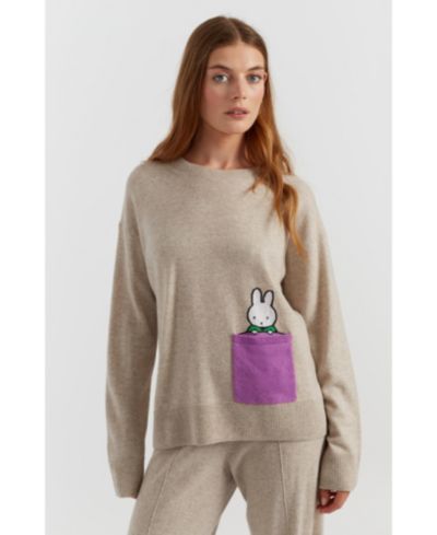 Chinti & Parker Women's Chinti and Parker Miffy Peek-Pocket Sweater