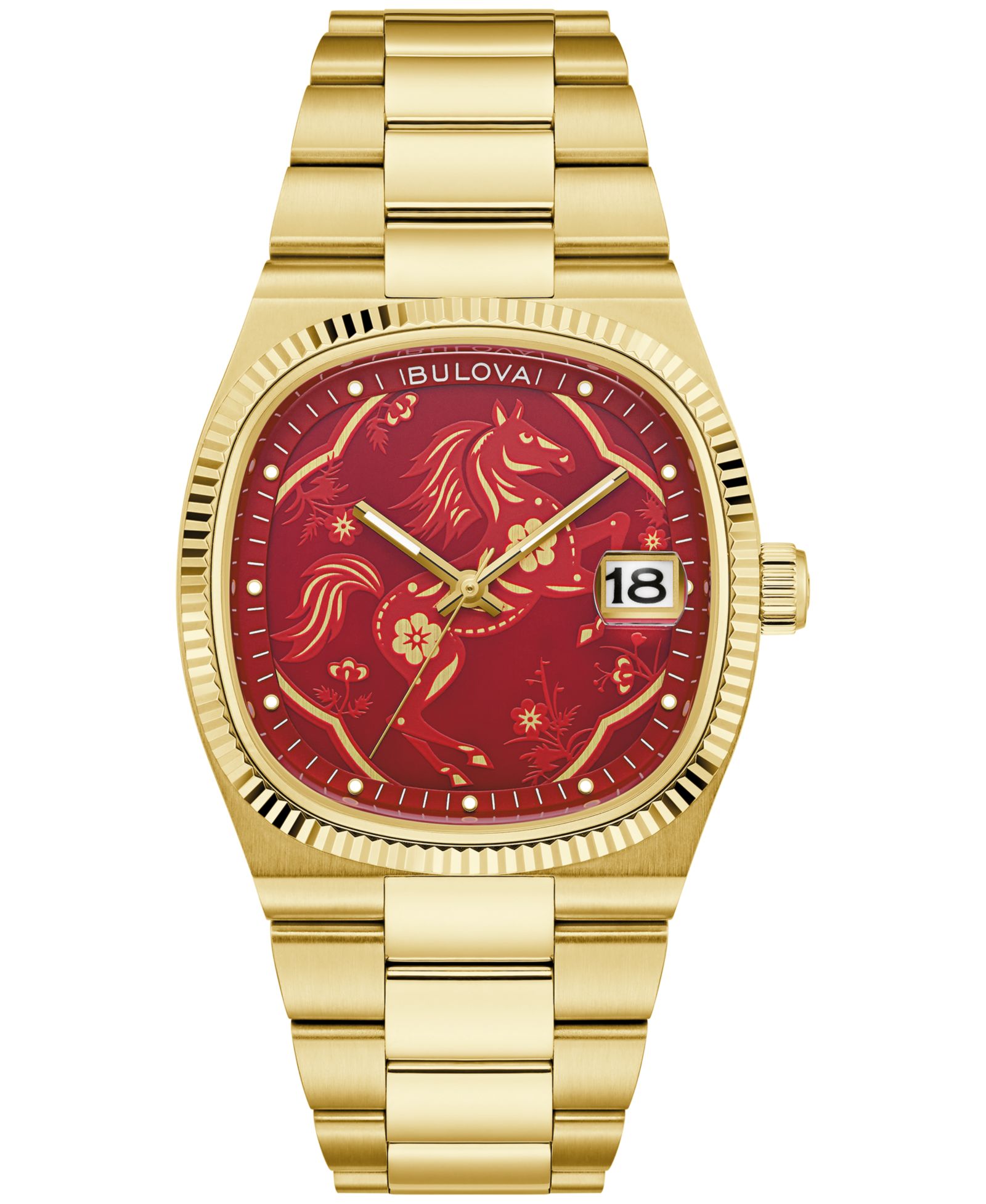 Мужские часы Bulova Limited Edition Super Seville Year of the Horse Gold-Tone, 38mm