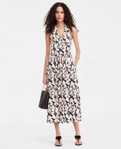 I.N.C. International Concepts Women's Halter Midi Dress, Macy's Exclusive