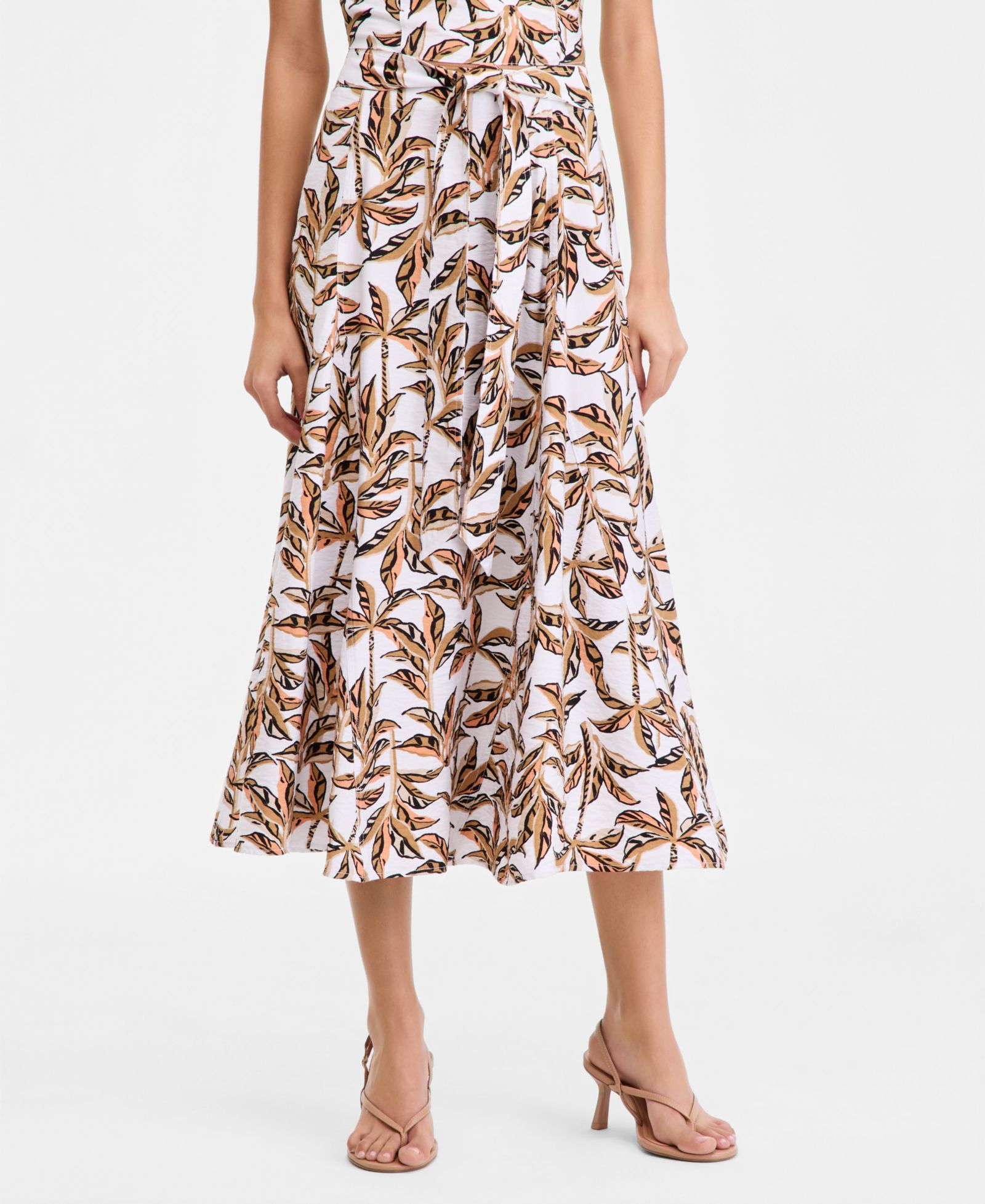 Женская миди-юбка I.N.C. International Concepts Printed Tie-Waist