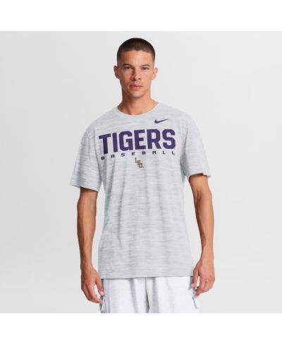Nike Men's White LSU Tigers Dugout Velocity Dri-FIT T-Shirt