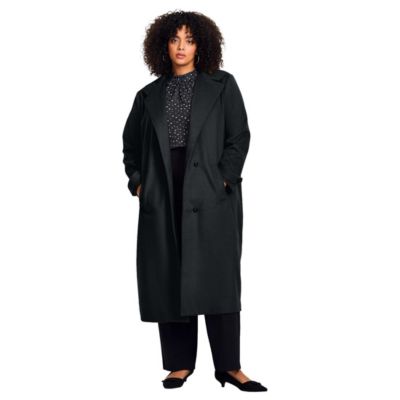 AVENUE Women's Funnel Neck Long Coat