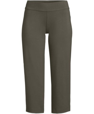 Lands' End Женские укороченные брюки Starfish Mid Rise Pull On