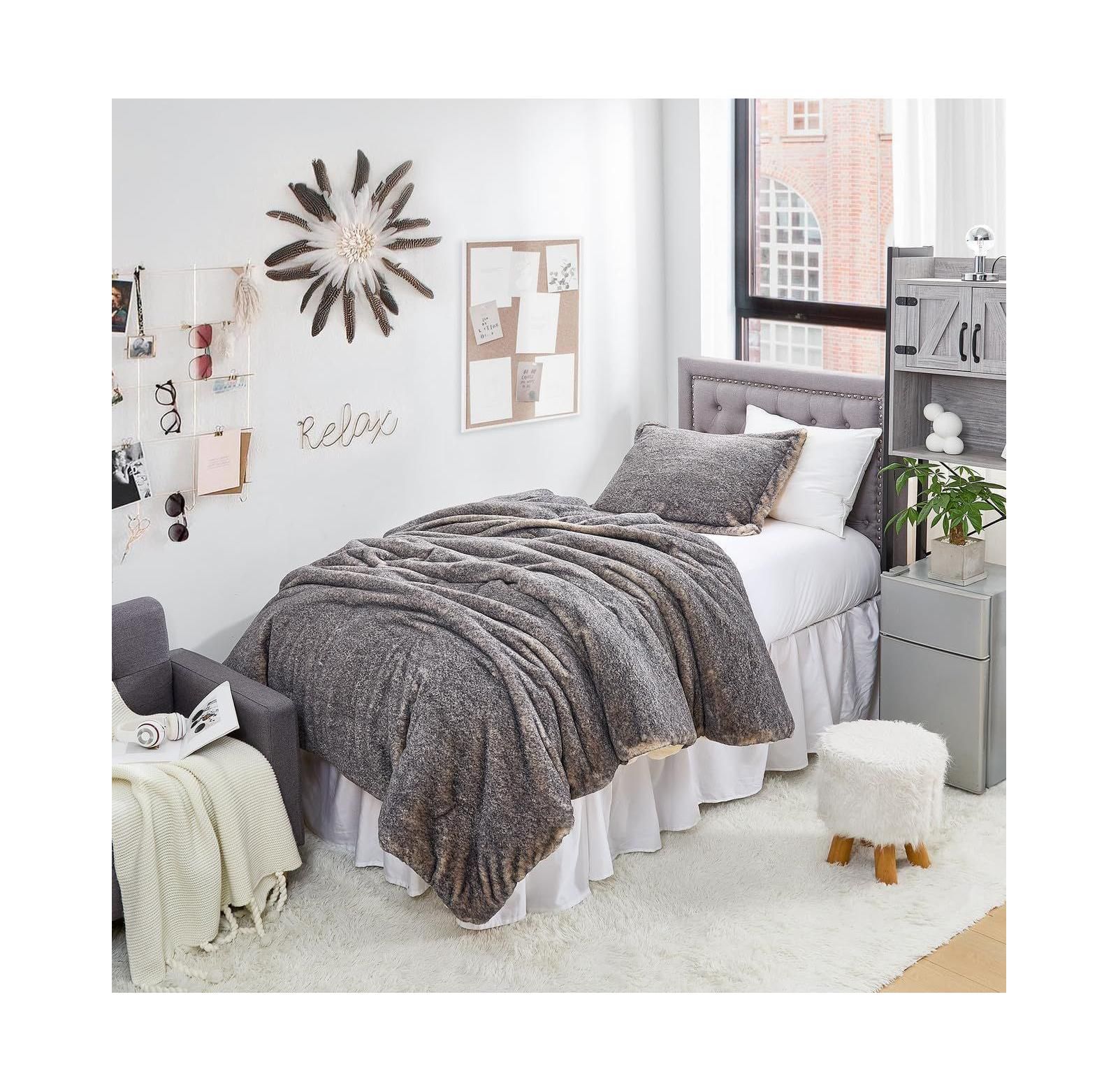 Coma Inducer Polar Wolf комплект одеяла для размера Twin Oversized — Gray Brown