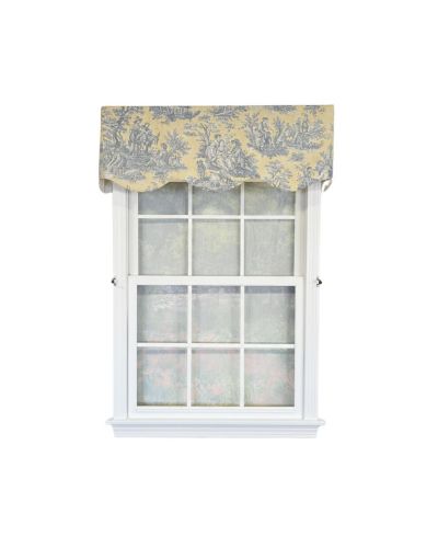 RLF Home Декоративная занавеска Colonial Provance, 100% хлопок, 50" x 15"