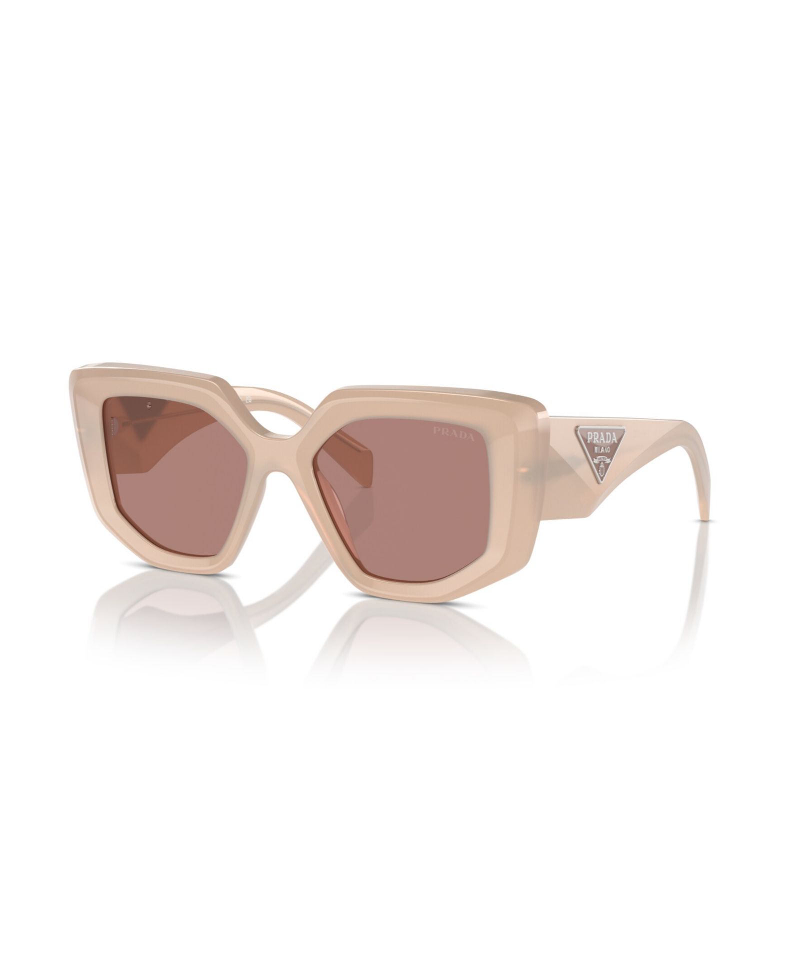 Prada Женские солнцезащитные очки Geometric, PR 14ZS