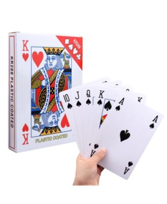 Gse Games & Sports Expert Jumbo 52-Card Deck Playing Cards, Card Game, Ages 15+