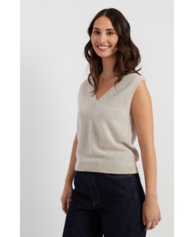 Chinti & Parker Women's Chinti and Parker Cloud Cashmere Knit Tank Top
