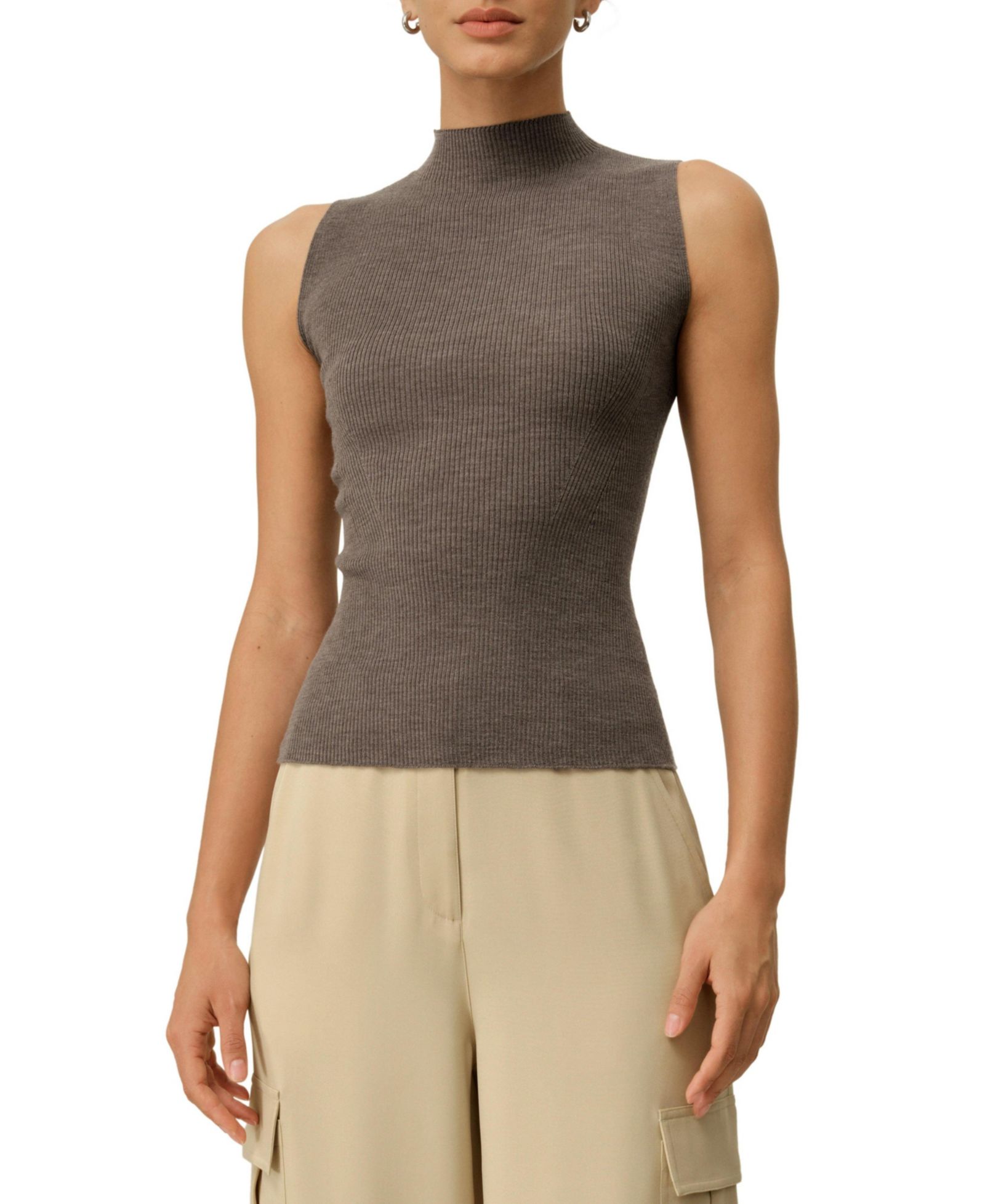 LILYSILK Women's Seamless Knit Washable-Wool Vest