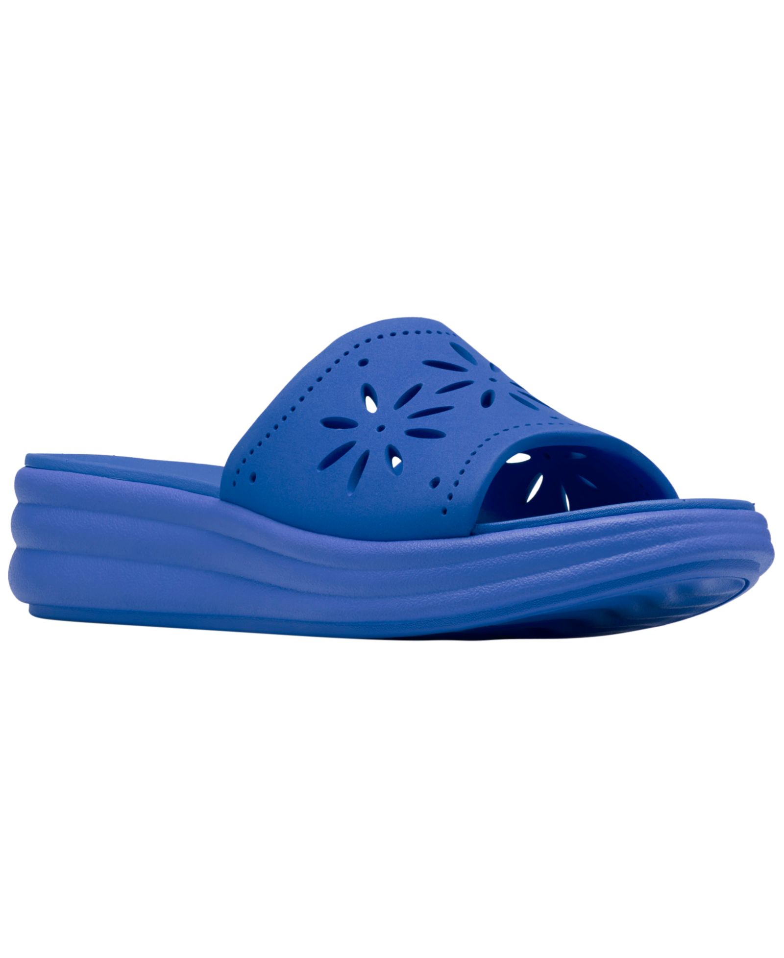 Женские сандалии-мюли Clarks Women's Drift Floral Slip-On Wedge