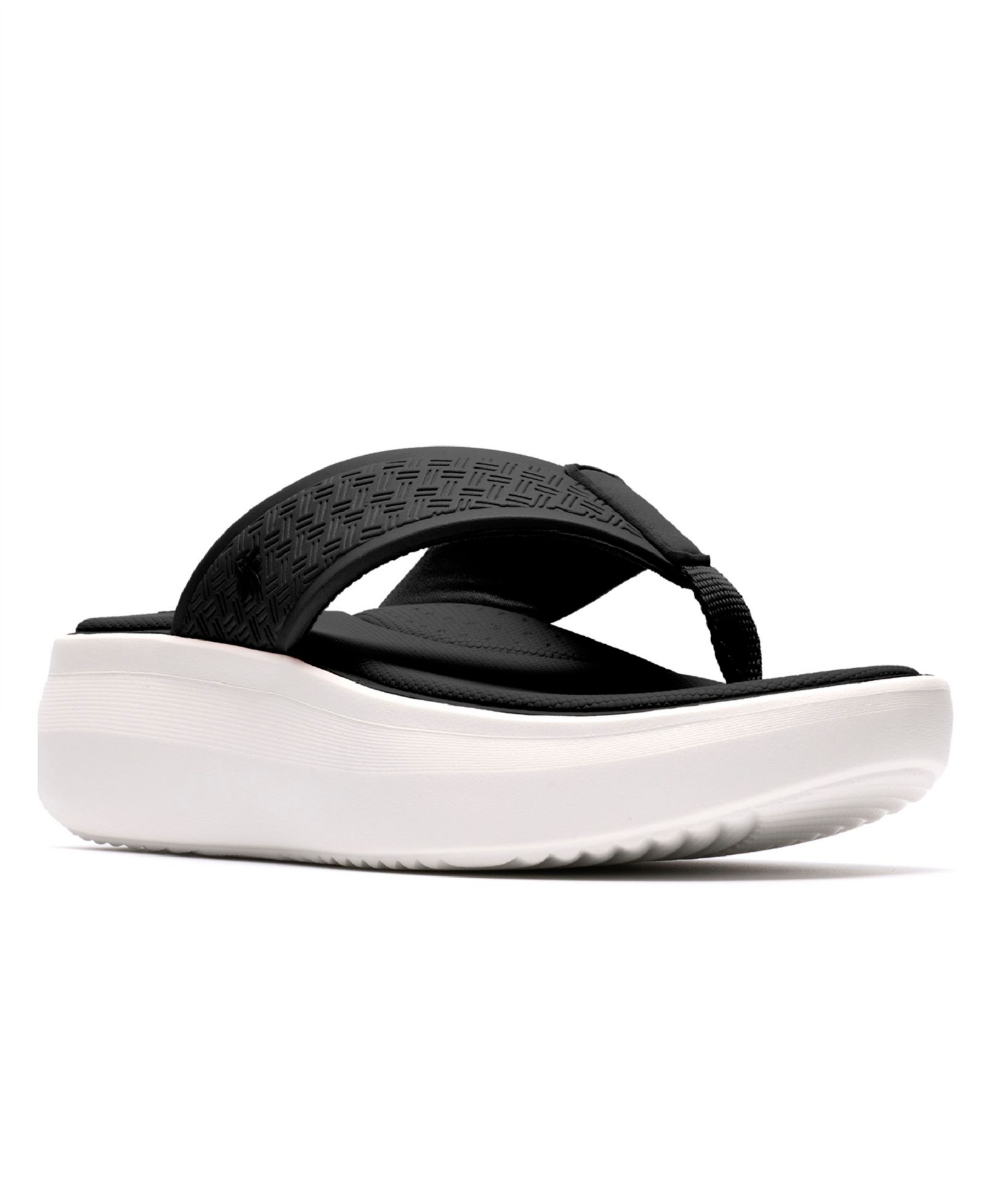 Clarks Women's Solevana Post Round Toe Sandals