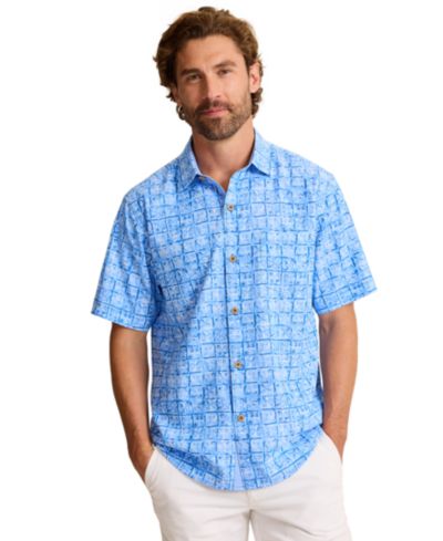 Tommy Bahama Men's Coastal Ease Carrico Tiles Shirt