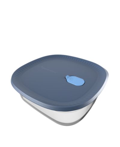 Tupperware стеклянный квадратный контейнер Voila 1.7-Quart