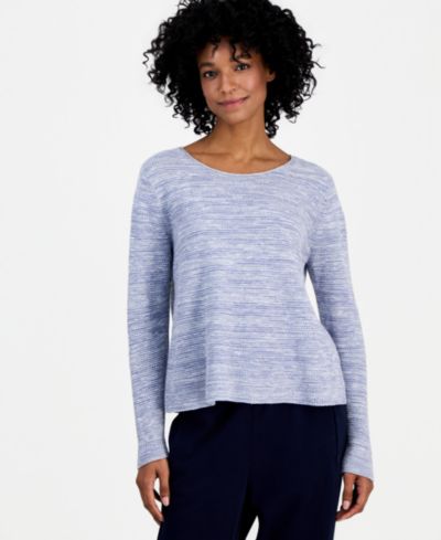 Eileen Fisher Women's Slub-Knit Crewneck Sweater