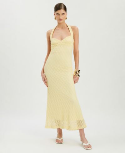 Bardot Women's Mariko Halter Neck Midi Dress